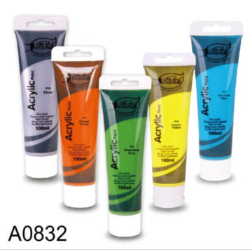 Non-toxic acrylic paint set with cheap price and Purple Grey colours